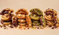 3 Hazelnut Lava Cookies & 3 White Crunch Lotus Cookies & 3 Duo Nuttellachio Cookies & 3 Marble Melt Cookies